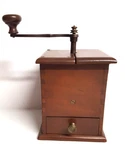 Vintage Coffee Mill Grinder W/ Manual Hand Crank & Extreme Dovetailing!. Fixed Price $75.00.