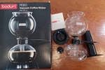 Bodum Pebo Vacuum Coffee Maker Box Glass Plastic Whole Set Made In.... Fixed Price $63.00.
