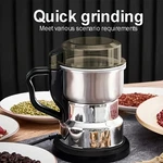 Stainless Steel Electric Coffee And Grain Grinder 110V Home Kitchen. Fixed Price $27.99.