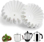 Coffee Filters For Farberware Percolators, 150 Pack, White, 6/9 Cup. Fixed Price $17.60.