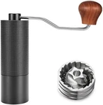 Manual Coffee Grinder With Adjustable Settings, Stainless Steel Burrs, Portable. Fixed Price $121.34.