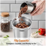 Efficient Coffee Grinder - Stainless Steel Blades, 12 Cups. Fixed Price $58.39.