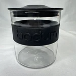 Bodum Bistro Burr Grinder Glass Catch Cup Jar W/ Sleeve + Lid For 10903 Series. Fixed Price $24.95.