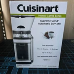 Cuisinart Supreme Automatic Burr Mill Coffee Grinder DBM-8P1 Silver. Fixed Price $39.00.