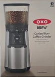 New Oxo Brew Conical Burr Coffee Grinder - Stainless Steel With 15 Settings. Fixed Price $75.00.