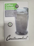 Continental CE23599 Electric Coffee Grinder, With Turbo Setting, 150W, Black. Fixed Price $18.99.