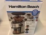 Hamilton Beach 80385 Burr Coffee Grinder 18 Setting 2 14 Cups Stainless Steel. Fixed Price $37.05.
