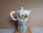 Vintage Fratelli Gemelli Porcelain Italian Coffee Maker Espresso Pot Moka **. Fixed Price $89.00.