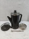 Open Box - Presto 02815 Electric Coffee Maker / Percolator 12 Cup Matte Black. Fixed Price $75.00.