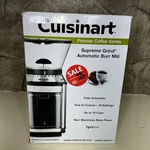 Cuisinart DBM-8P1 Burr Coffee Grinder 18-CUPTIMER Removable Container Silver New. Fixed Price $48.00.