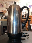 Farberware Electric Percolator 12CUP Stainless Steel Automatic Coffee Maker Usa. Fixed Price $39.00.
