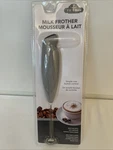 Milk Frother 1 Pack Gray, Coffee, Tea & Espresso, Battery Operated, Hand Held. Fixed Price $9.99.