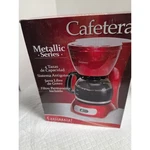 Continental Electric Metallic Series Cup Coffee Maker Red CM43655 New. Fixed Price $22.99.