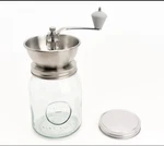 Manual Coffee Bean Grinder With Ceramic Conical Burr, 32 Oz Glass Jar & Lid.. Fixed Price $24.95.