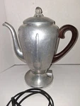 Vintage Mirro Matic Electric Percolator W/cord Coffee 8 Cups Works Aluminum. Fixed Price $24.99.