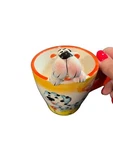 Vintage Da Vinci Collection Handpainted Ceramic Coffee Mug Cup W/ Puppy. Fixed Price $12.00.