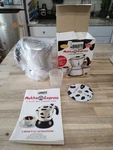 Bialetti Mukka Express 2-CUP Stovetop Cappuccino Maker Orig. Box *never Used*. Fixed Price $99.99.