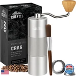 Coletti Crag Manual Coffee Grinder Hand Cnc Burr Precision. Fixed Price $74.40.