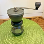 Hario Ceramic Coffee Mill Manual Grinder Glass Container Burr Hand Crank. Fixed Price $28.99.