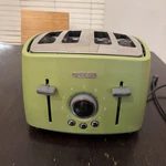 Sencor Digital Toaster 4-SLICE Pastel Green Anti Slip Feet 120V Fat. Fixed Price $40.00.