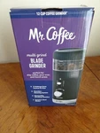 Mr Cofee 12 Cup Multi Blade Grinder New Box BVMC-PBG77. Fixed Price $26.00.