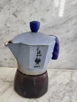 Mocha Express Coffee Maker Bialetti 6 Cups Blue Espresso Made In Italy. Fixed Price $16.27.