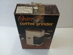 Vintage Early 80'S Oster Coffee Grinder 655-06 W. Original Box Almond Tested. Fixed Price $39.95.