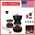 Manual Coffee Grinder With Ceramic Burr & 2 Glass Jars - Precision Style. Fixed Price $23.39.