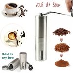 Portable Manual Coffee Grinder Detachable With Ceramic Burr Bean Mill Stainless. Fixed Price $9.86.