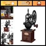Vintage Manual Coffee Grinder - Wooden Hand Crank Grain Mill, Great Gift For. Fixed Price $71.99.