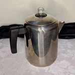 Retro Copco Stovetop Coffee Pot Mirrored Stainless Steel 4-8 Cup Percolator. Fixed Price $29.99.