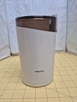 Krups F203 Electric Coffee Spice Grinder With Stainless Steel Blades -tested. Fixed Price $12.49.