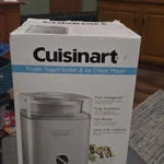 Cuisinart Frozen Yogurt-sorbet & Ice Cream Maker 2 Qt Fully Automatic White. Fixed Price $45.00.