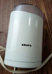 Vtg Krups Type 208 B Coffee Grinder Ivory Tested Working Made France. Fixed Price $25.00.