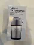 Capresso Cool Pro Coffee & Spice Grinder 3.5OZ 15 Cups Model #506 Nibox. Fixed Price $25.00.