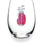Unique Jeweled Wine Glass Golf Bag Theme Perfect Gift Women Celebration New. Fixed Price $40.91.