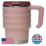 Mira 24 Oz Insulated Travel Mug Stainless Steel Coffee Cup Spill-proof Flip. Fixed Price $39.36.