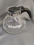Gemco The Whistler 8 Cup Glass Coffee Pot Stove Top Tea Kettle Carafe. Fixed Price $12.75.