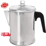Heavy Duty Stove Top Percolator Coffee Pot Maker Aluminum Steel 9-CUP. Fixed Price $33.15.