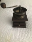 Evelyne Wood Vintage Antique Coffee Bean Windmill Hand Crank Manual Grinder. Fixed Price $40.00.