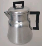 Vintage #3012 Wear Ever Aluminum Coffee Pot/ Percolator/ Camp Stove Retro 50S. Fixed Price $28.99.