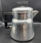 Vintage Wear Ever Aluminum Percolator Coffee Pot Model No. 5062. Complete. Fixed Price $45.00.