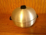 West Bend Aluminum Bun Bread Warmer Serving Oven Base Lid & Basket Usa Vtg. Fixed Price $13.99.
