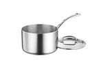 Cuisinart French Classic Tri-ply 1 Quart Stainless Saucepan With Cover. Fixed Price $58.00.