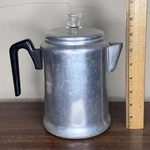 Vtg Century Aluminum Ware Coffee Pot Percolator. Fixed Price $19.99.