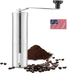 Manual Coffee Bean Grinder Stainless Steel Hand Mill Ceramic Burr Us Ship. Fixed Price $10.99.