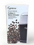 Capresso Cool Coffee & Spice Grinder Electric / Black New Box. Fixed Price $18.99.