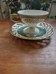 Vintage Lusterware Cup And Saucer # 5063. Fixed Price $24.95.