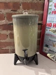 Vintage Mirro-matic Avocado Green Aluminum 22-CUP Electric Percolator M-9293-37. Fixed Price $28.00.