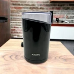 Krups Coffee Grinder With Stainless Steel Blades Black Model F203 Tested Works. Fixed Price $9.89.